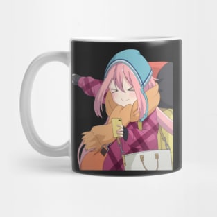 Nadeshiko wants to go camping! Mug